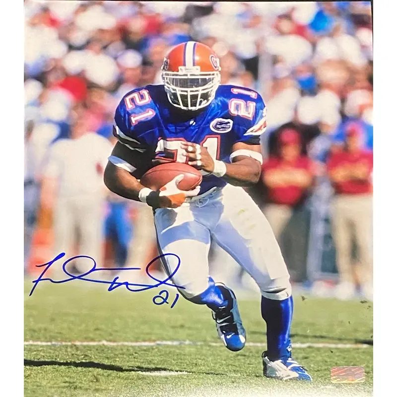 Fred Taylor Autographed Florida Gators (Vertical) 8x10 Photo
