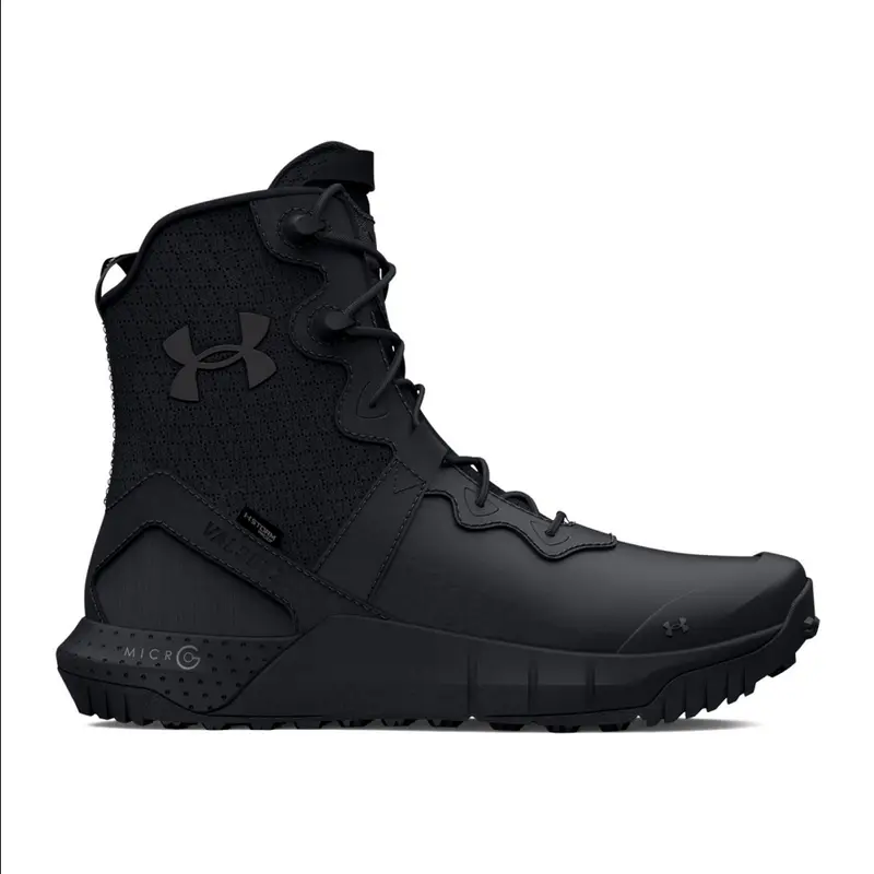 UNDER AMOUR MENS BLACK BOOT UA MG VALSETZ LTHR WP ZIP 3026738-001