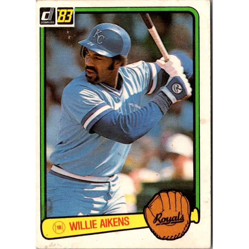1983 Donruss Willie Aikens #212
