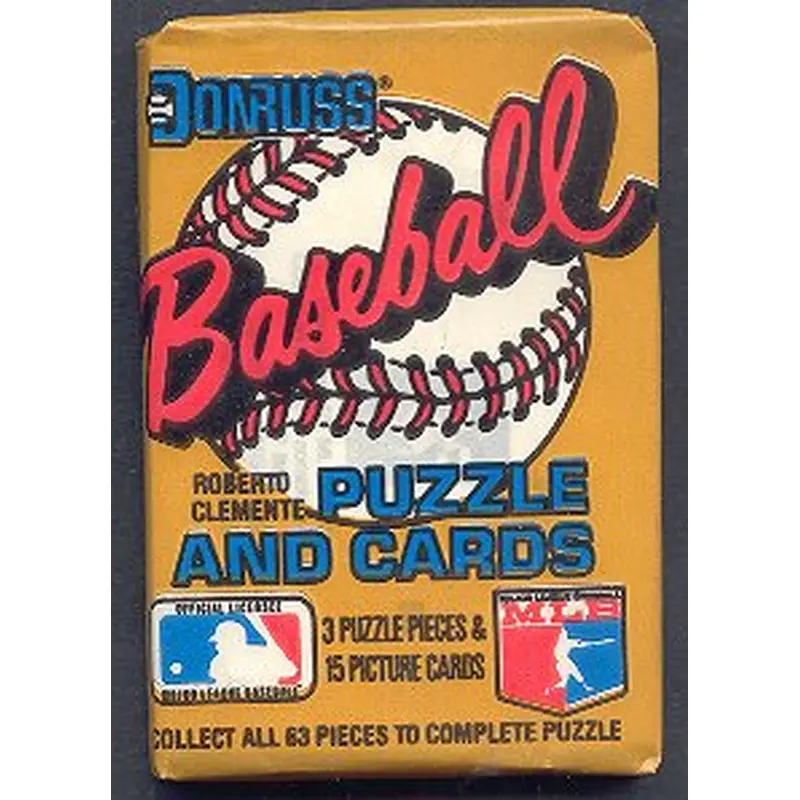1987 Donruss Baseball Unopened Wax Pack
