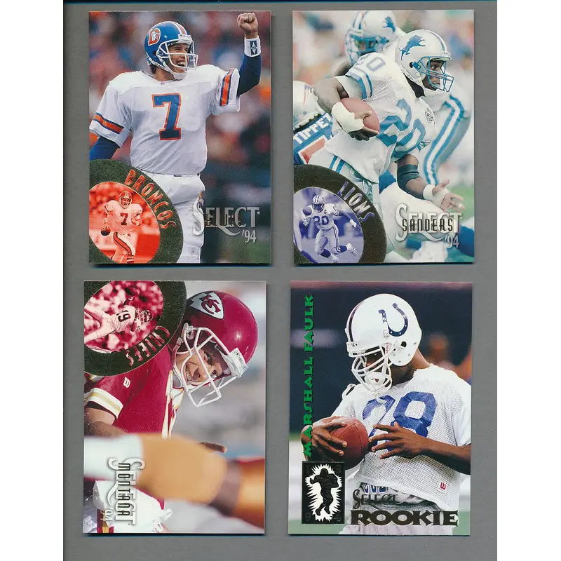 1994 Score Select Football Complete Set (w/ Inserts) (225) NM/MT MT