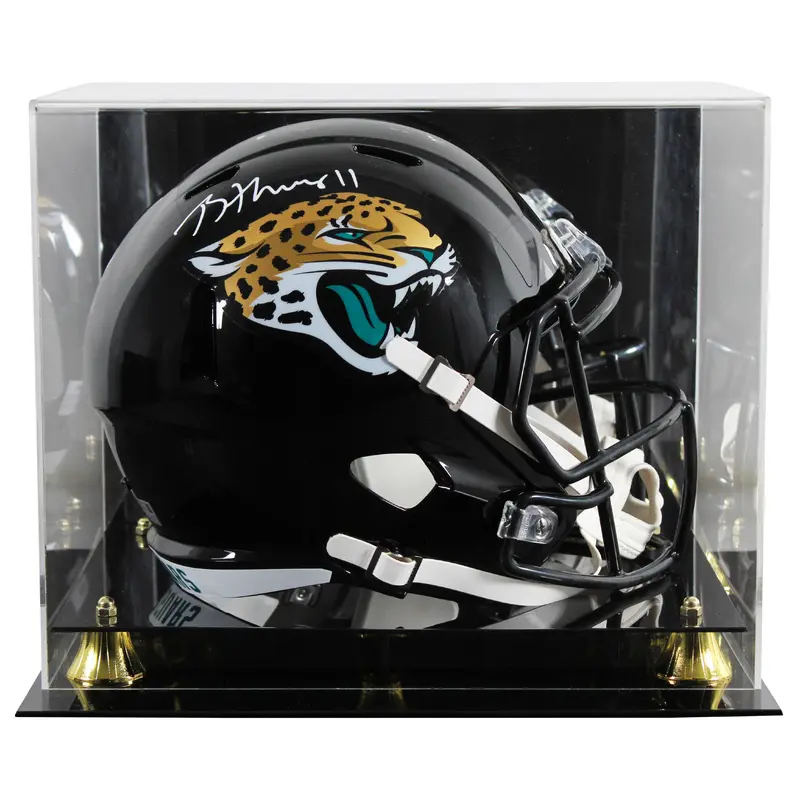 Jaguars Brian Thomas Jr. Signed Full Size Speed Rep Helmet W/ Case Fanatics