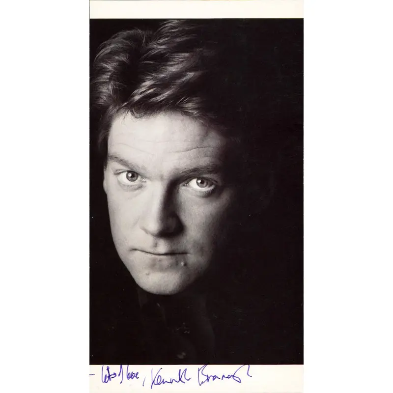 Kenneth Branagh Oppenheimer Authentic Signed 4.5x8.25 Photo BAS #BS29301
