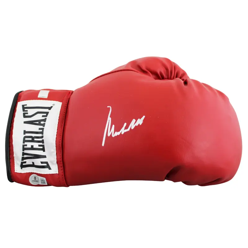Muhammad Ali Authentic Signed Red Everlast Boxing Glove BAS LOA #AE13530