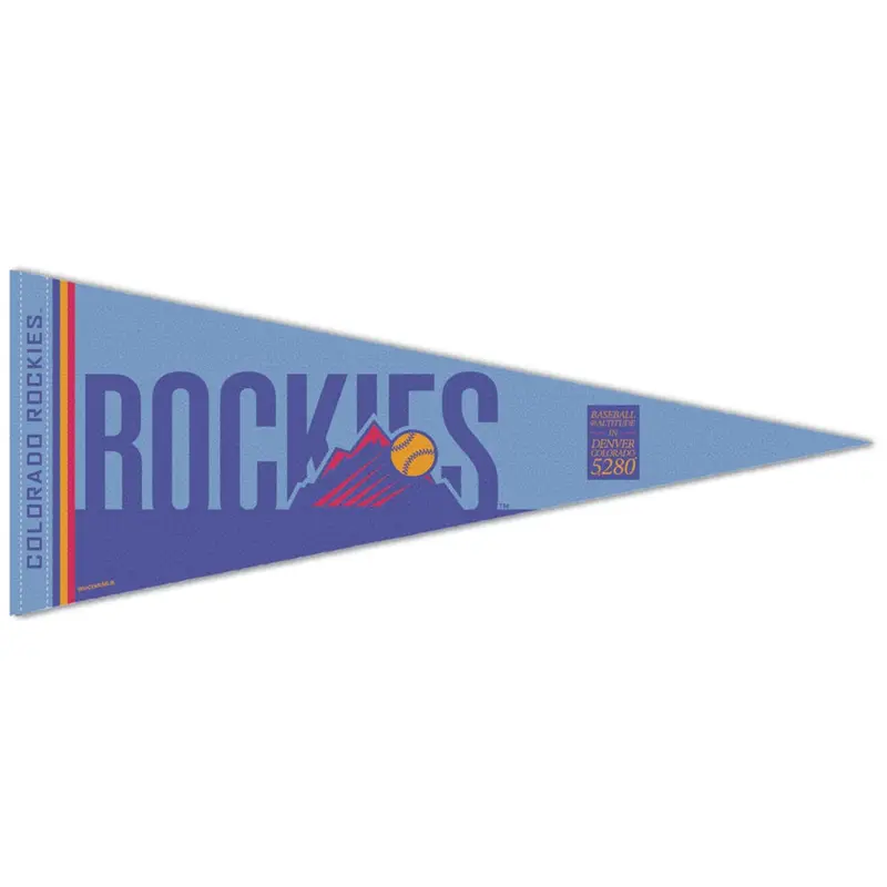 Colorado Rockies Official MLB City Connect 2025 Style Premium Felt Pennant - Wincraft