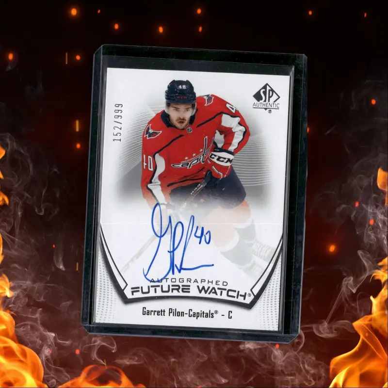 2021-22 Upper Deck SP Authentic Garrett Pilon Future Watch Rookie Auto 152/999