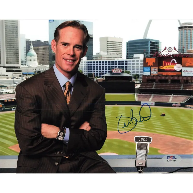 JOE BUCK signed 8x10 photo PSA/DNA Autographed Commentator Sports