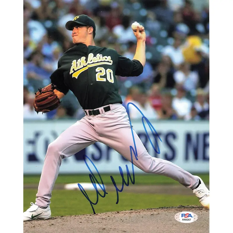 Mark Mulder signed 8x10 photo PSA/DNA Oakland Athletics Autographed