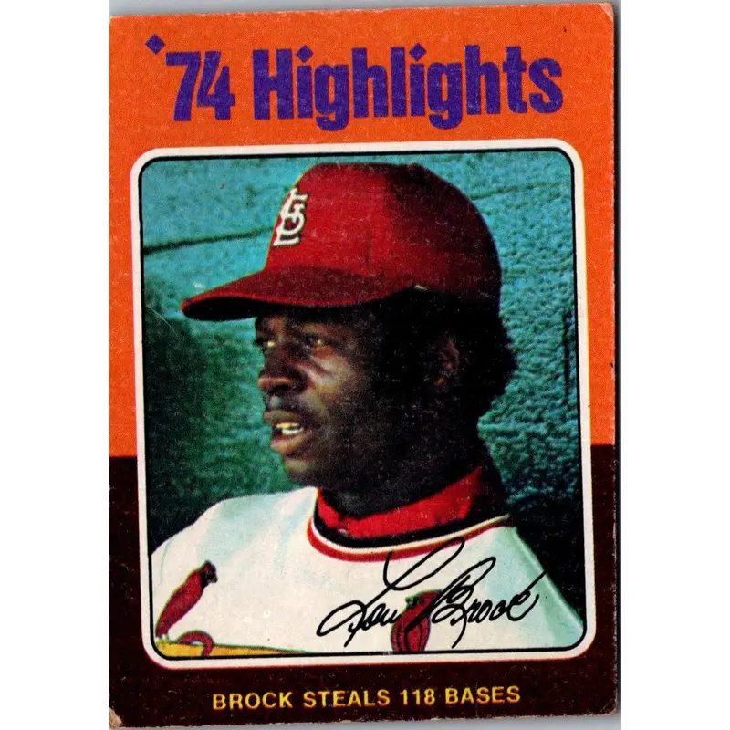 1975 Topps Lou Brock #2