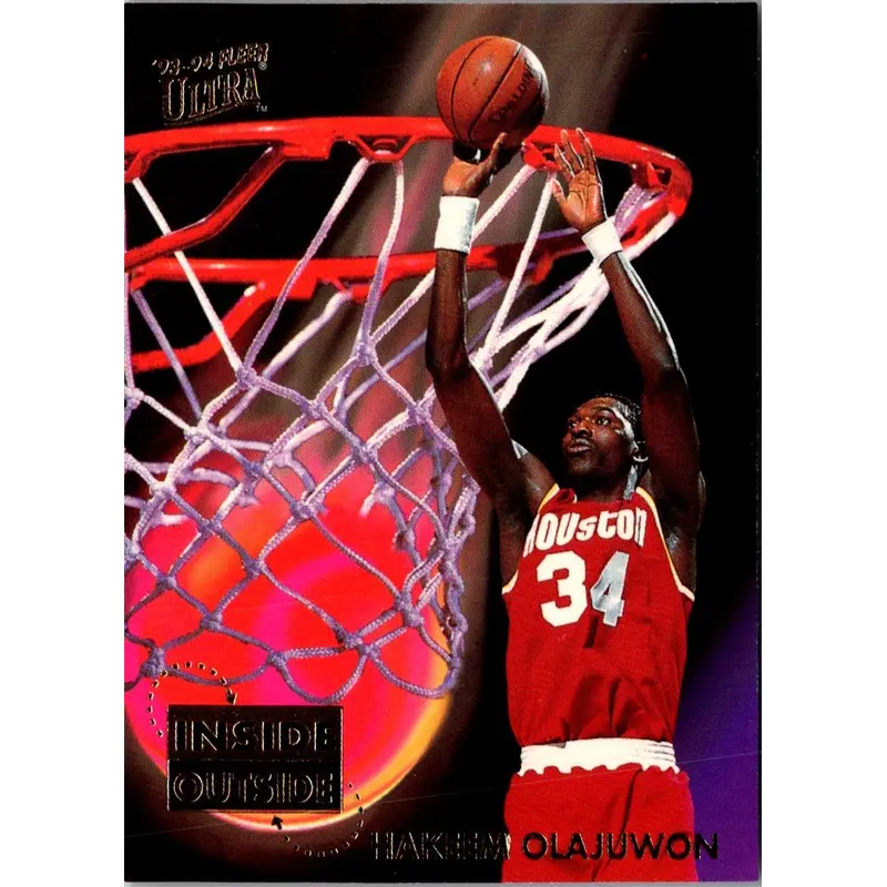 1993 Ultra Inside Outside Hakeem Olajuwon #6