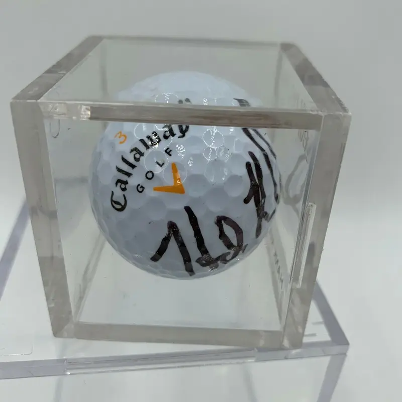 Hank Kuehne Signed Autographed Golf Ball PGA With JSA Sticker