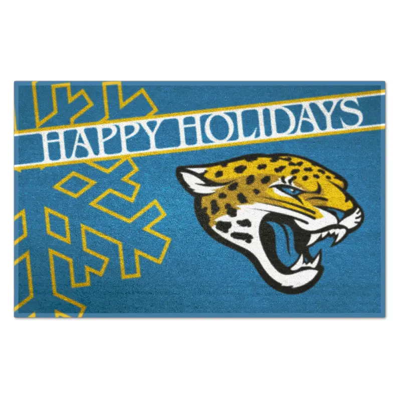 NFL - Jacksonville Jaguars Starter Mat - Happy Holidays