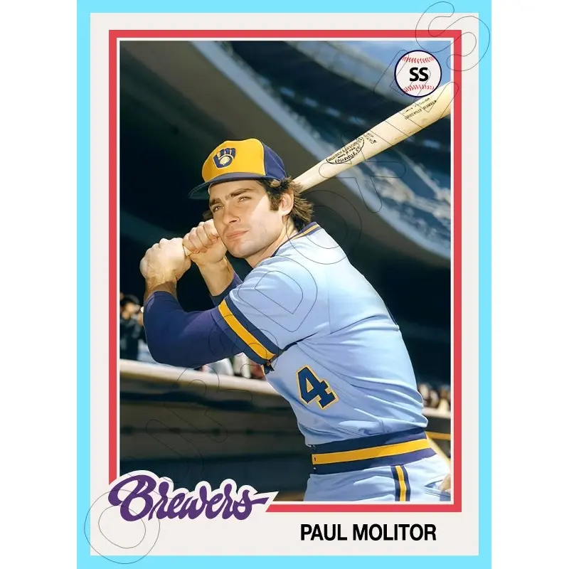 Paul Molitor 1978 Topps Custom Card - 4901