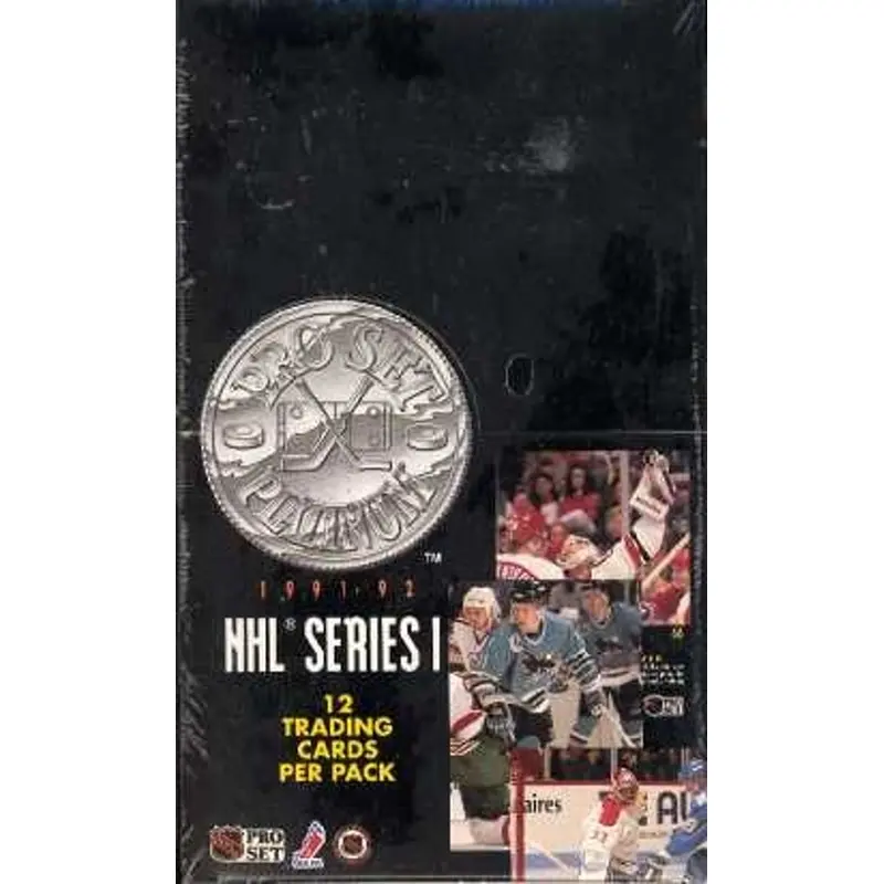 1991-92 Pro Set Platinum Hockey Series I Box