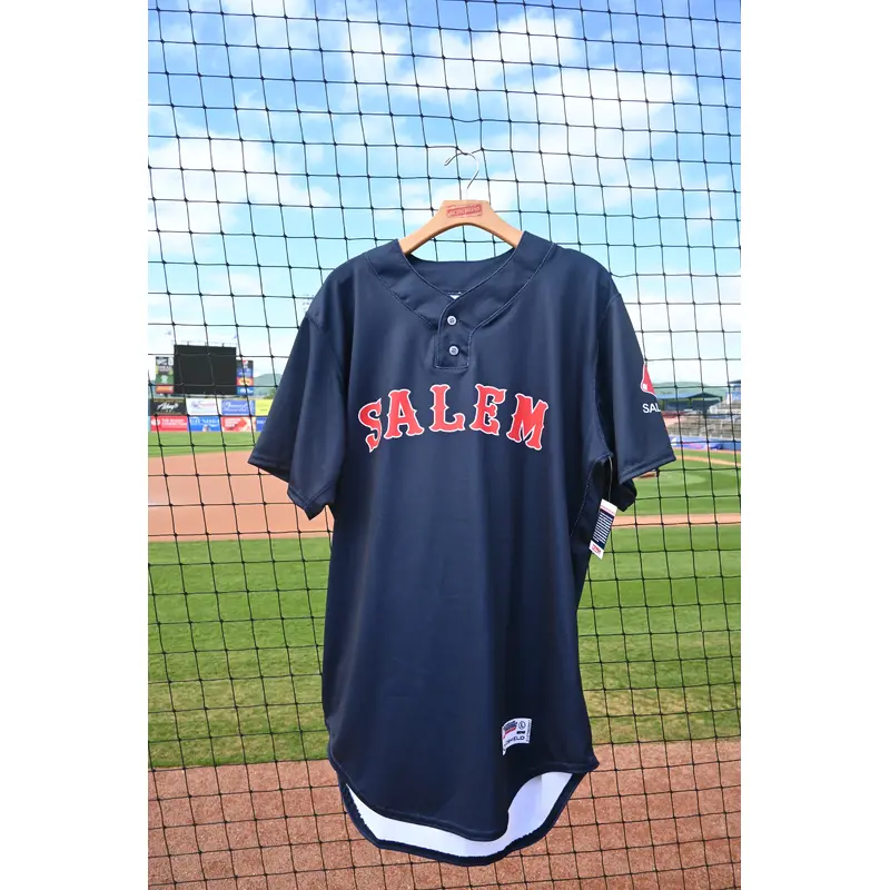 Salem Red Sox Adult Navy Replica Jersey