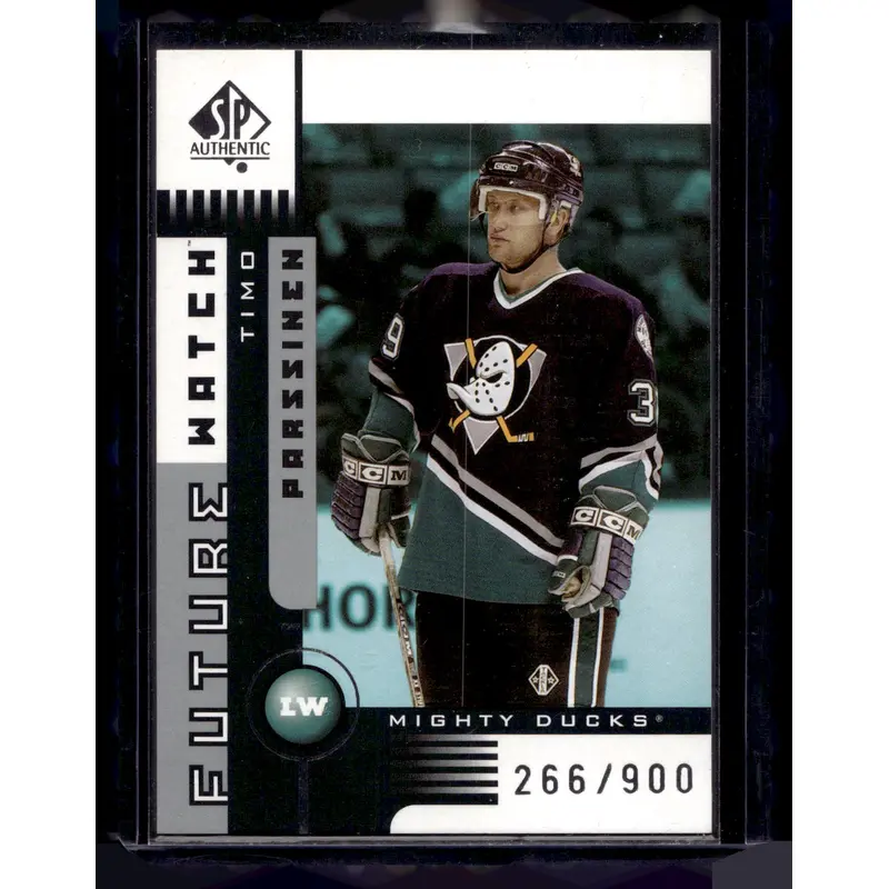 2001-02 Upper Deck SP Authentic - Future Watch - Timo Parssenen #132 /900 RC
