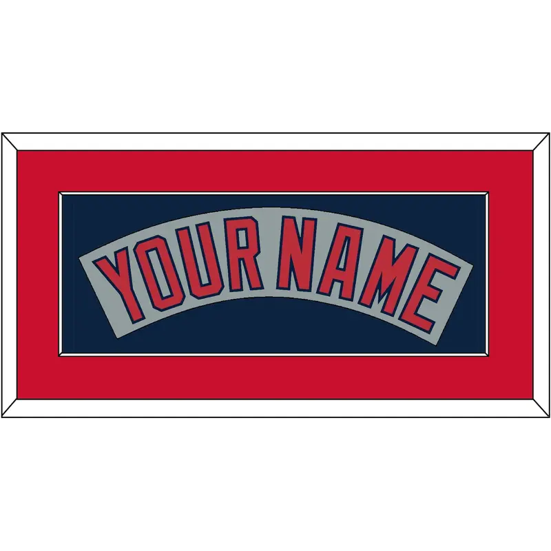 Boston Nameplate - Road Gray (1992-2008) - Single Mat 3