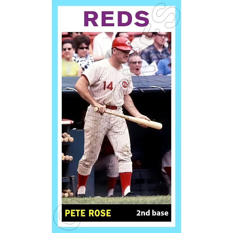 Pete Rose 1964 Topps Tall Boy Custom Card - 4634