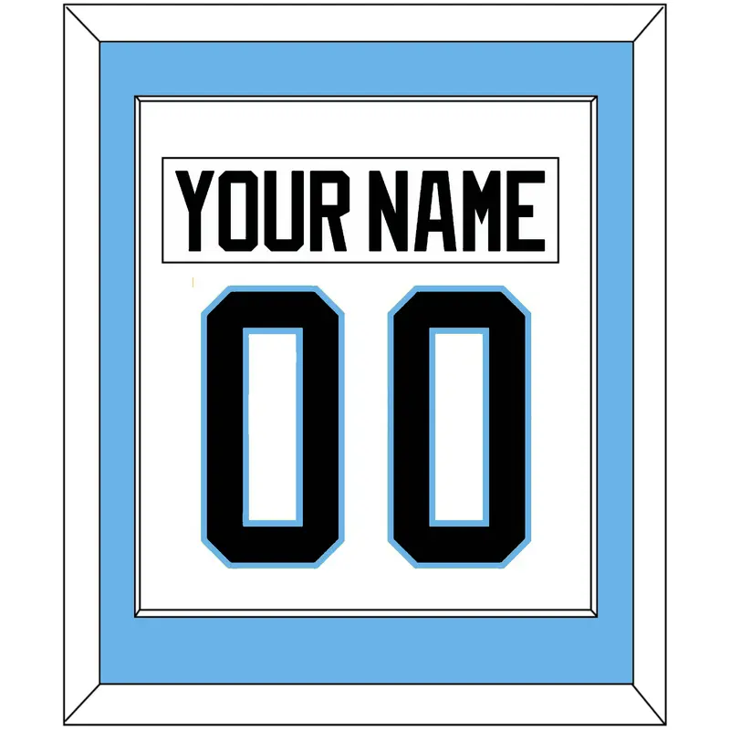 Utah Nameplate & Number (Back) Combined - Road White - Single Mat 2