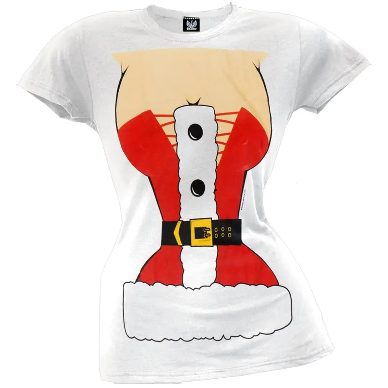 Mrs Claus Costume Juniors T-Shirt
