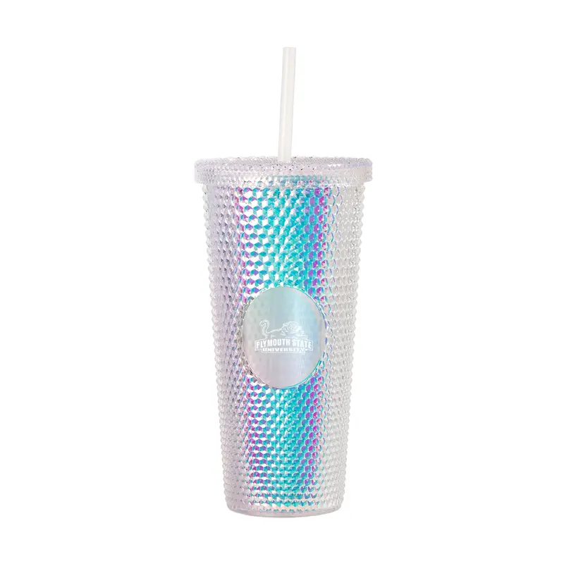 Plymouth State 24oz Iridescent Studded Tumbler