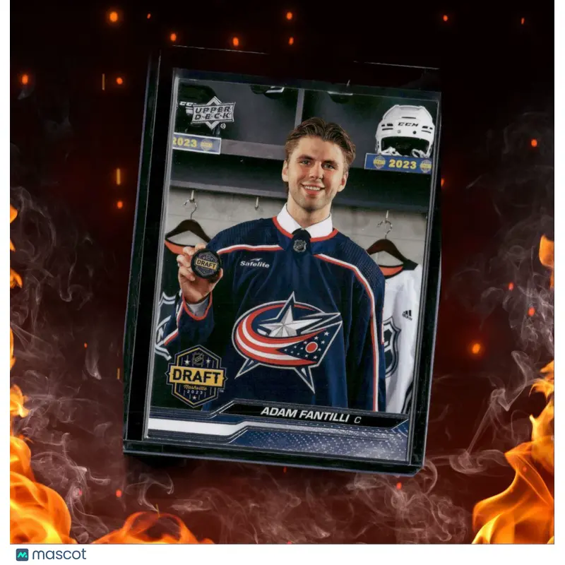 2023-24 Upper Deck Adam Fantilli 1st Round Draft Rookie #742