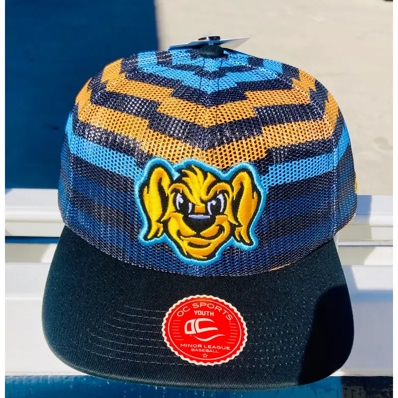 Charleston RiverDogs Youth All Mesh Crown BP Cap