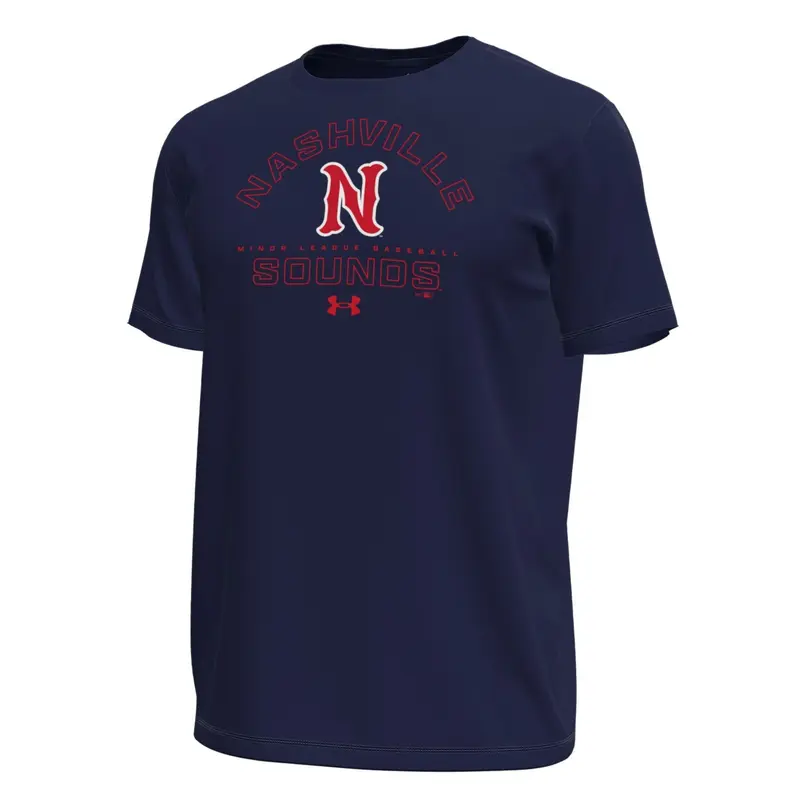Nashville Sounds Under Armour Navy Midnight Navy Tech Tee