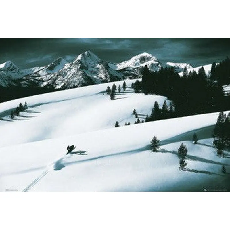 "Snowmobile Outback" Snow Machine Poster - GB Eye