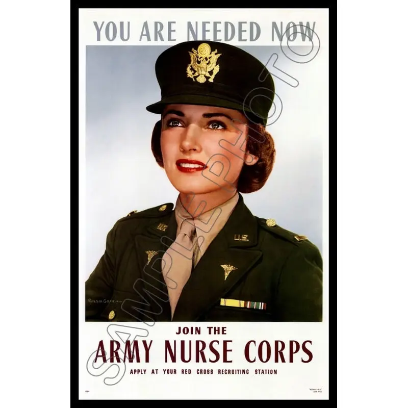 1943 WWII Poster 11X17 - Army Nurse Corps - 3104