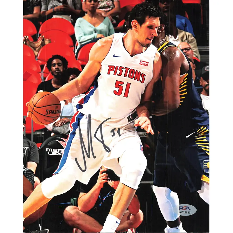 Boban Marjanovic Signed 8x10 PSA/DNA Pistons Autographed Pistons