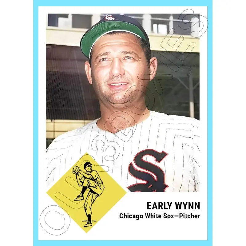 Early Wynn 1963 Fleer Custom Card - 4342