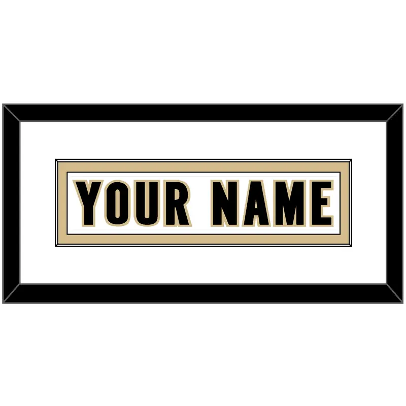 New Orleans Nameplate - Road White - Single Mat 1