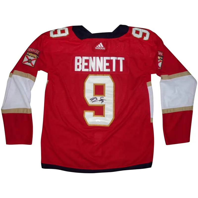 Sam Bennett Autographed Florida Panthers (Red #9) Breakaway Hockey Jersey - JSA