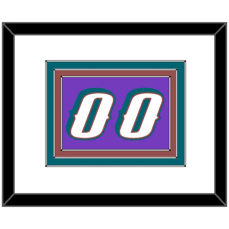 Utah Number - Road Purple (1996-2004) - Triple Mat 1