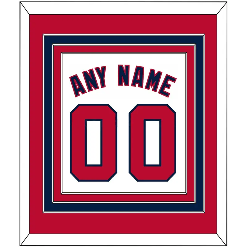 Washington Name & Number - Alternate Home White - Triple Mat 2