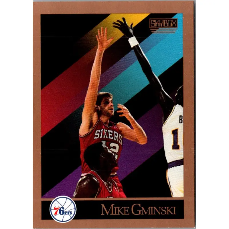 1990 SkyBox Mike Gminski #215