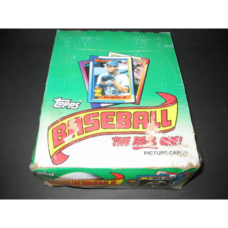 1990 Topps Baseball Unopened Rack Box