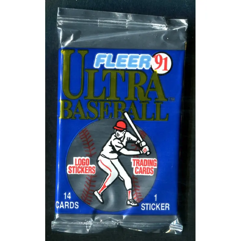 1991 Fleer Ultra Baseball Unopened Pack