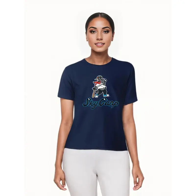 Beloit Sky Carp Navy Youth Trios Poopsie T-Shirt