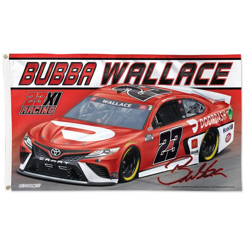 Bubba Wallace Doordash Toyota NASCAR #23 Deluxe-Edition 3'x5' Flag - Wincraft 2021