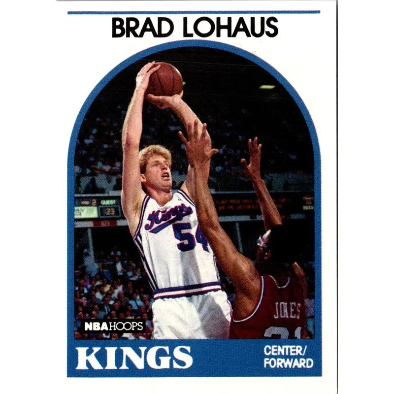 1989 Hoops Brad Lohaus #74 Rookie