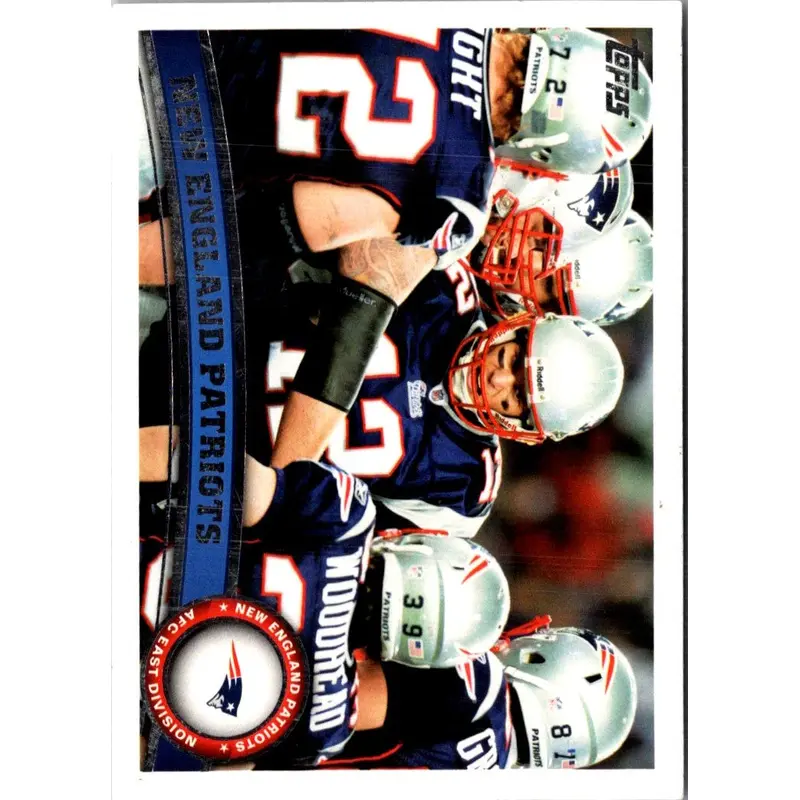 2011 Topps New England Patriots (Tom Brady/Danny Woodhead) #346