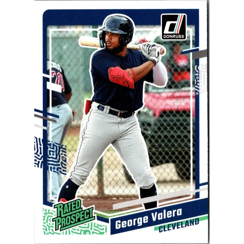 2023 Donruss Holo Blue George Valera #77