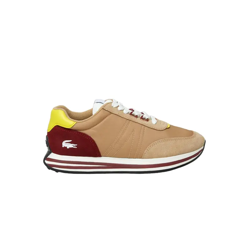 LACOSTE WOMENS TENNIS SHOE BROWN L-SPIN 222 1 SFA, 7-44SFA0025AMT