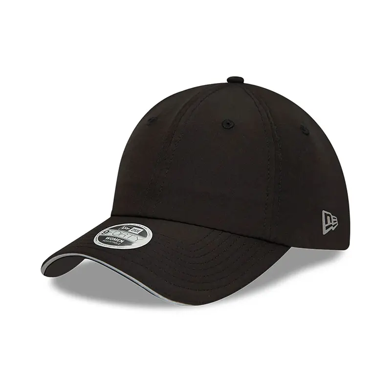 New Era Womens Open Back Black 9FORTY Adjustable Cap