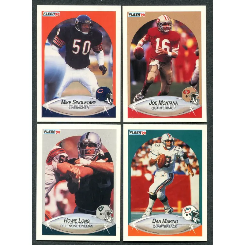 1990 Fleer Football Complete Set (400)