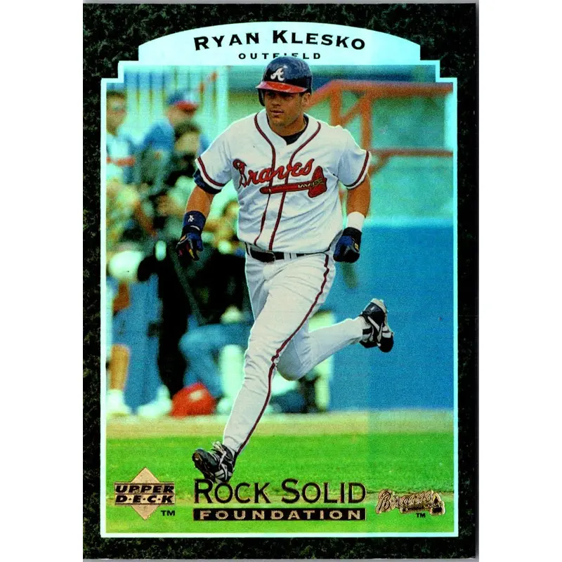 1997 Upper Deck Rock Solid Foundation Ryan Klesko #RS7
