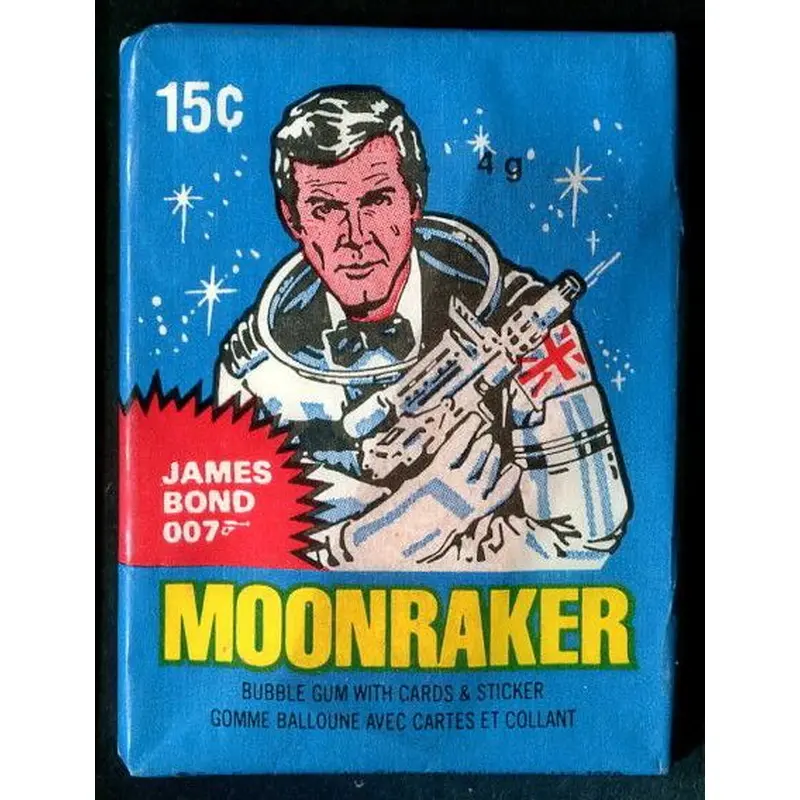 1979 OPC O-Pee-Chee James Bond 007 Moonraker Unopened Wax Pack
