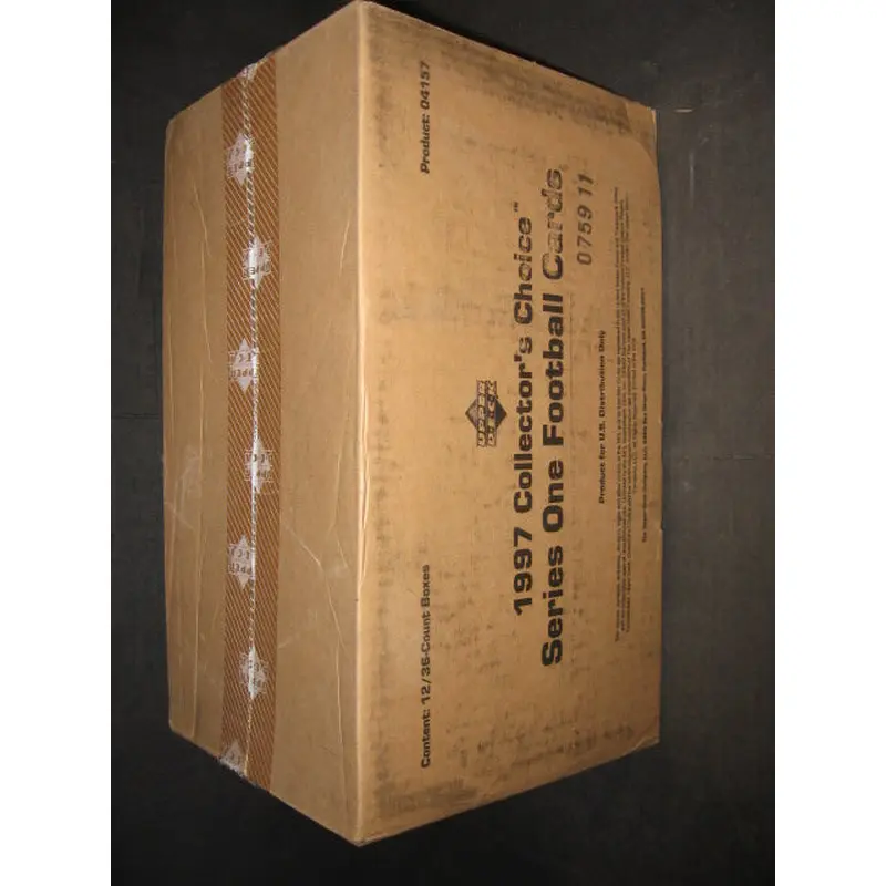 1997 Upper Deck Collector's Choice Football Series 1 Case (12 Box) (Retail)